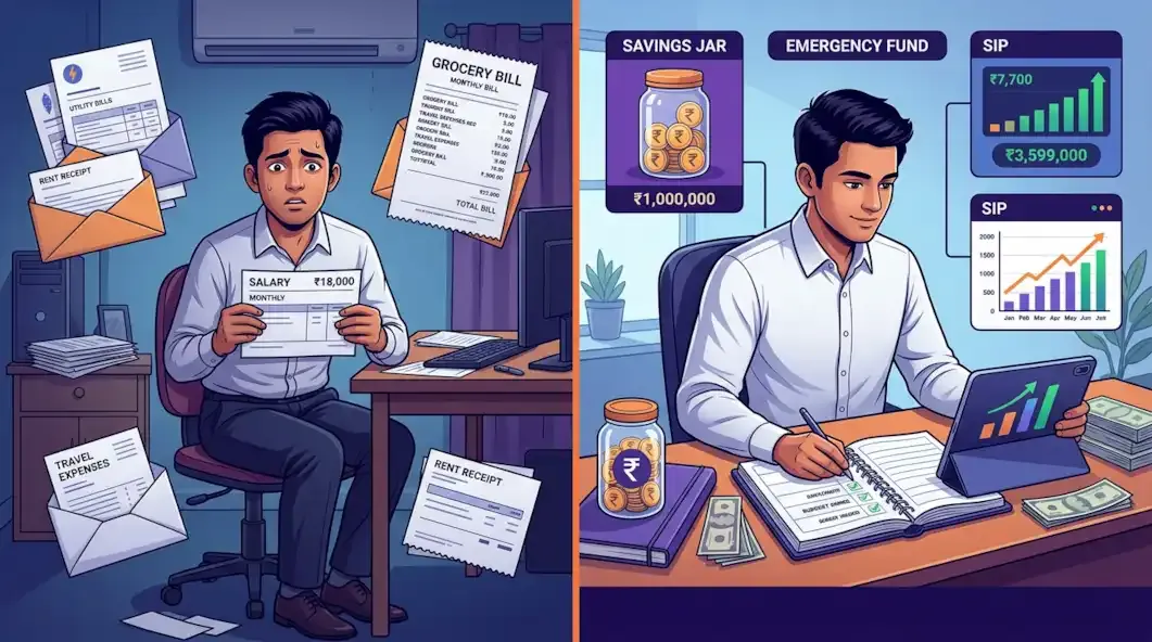 How to Manage Daily Expenses on ₹18,000 Salary in India