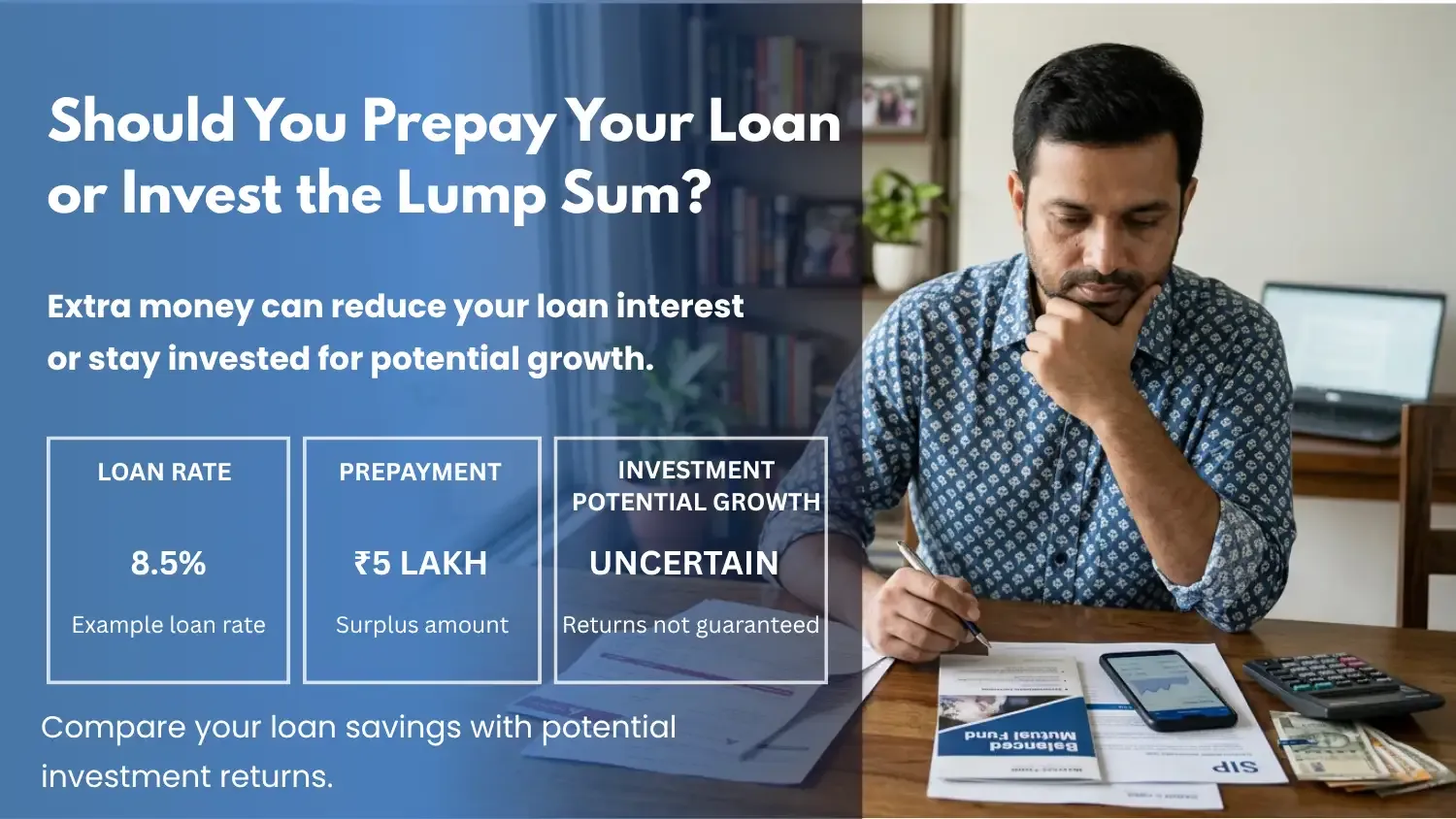 Should You Prepay Your Loan or Invest the Lump Sum Instead?