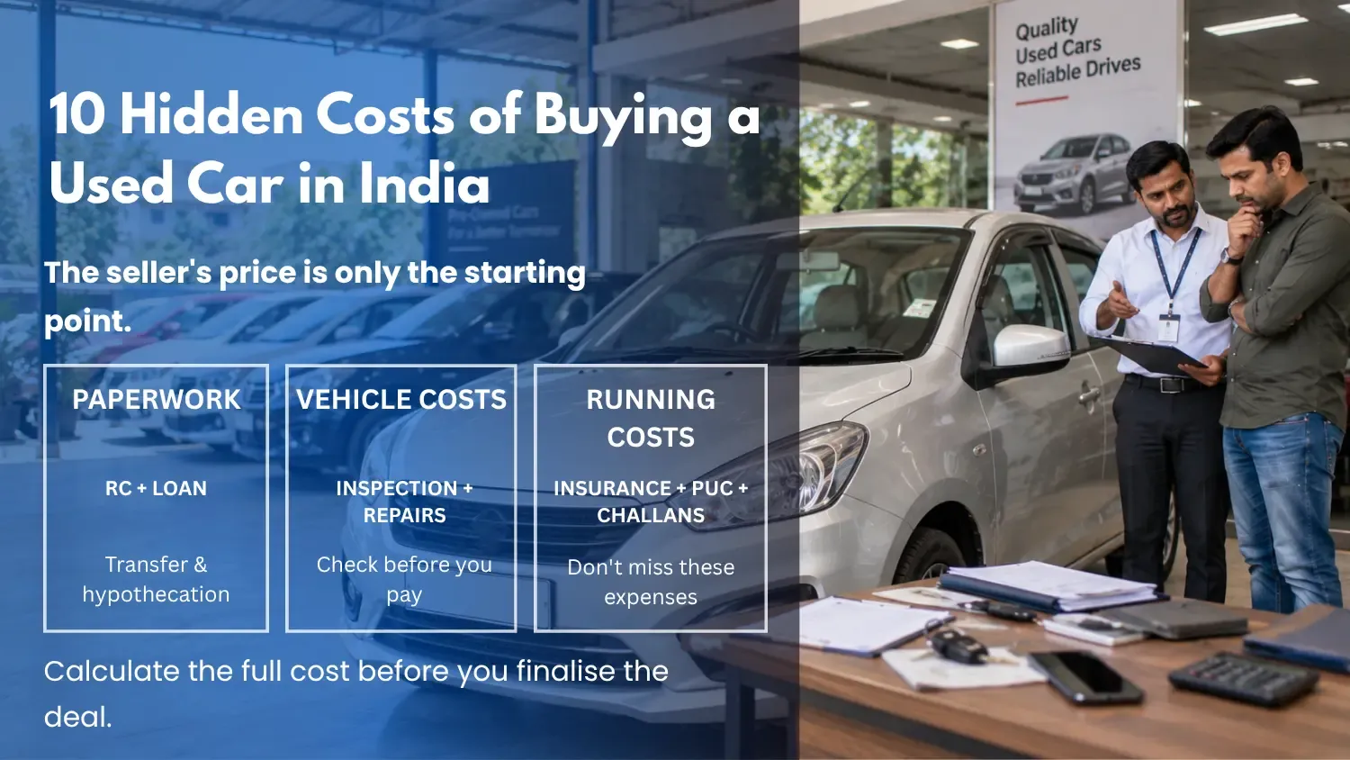 10 Hidden Costs of Buying a Used Car in India