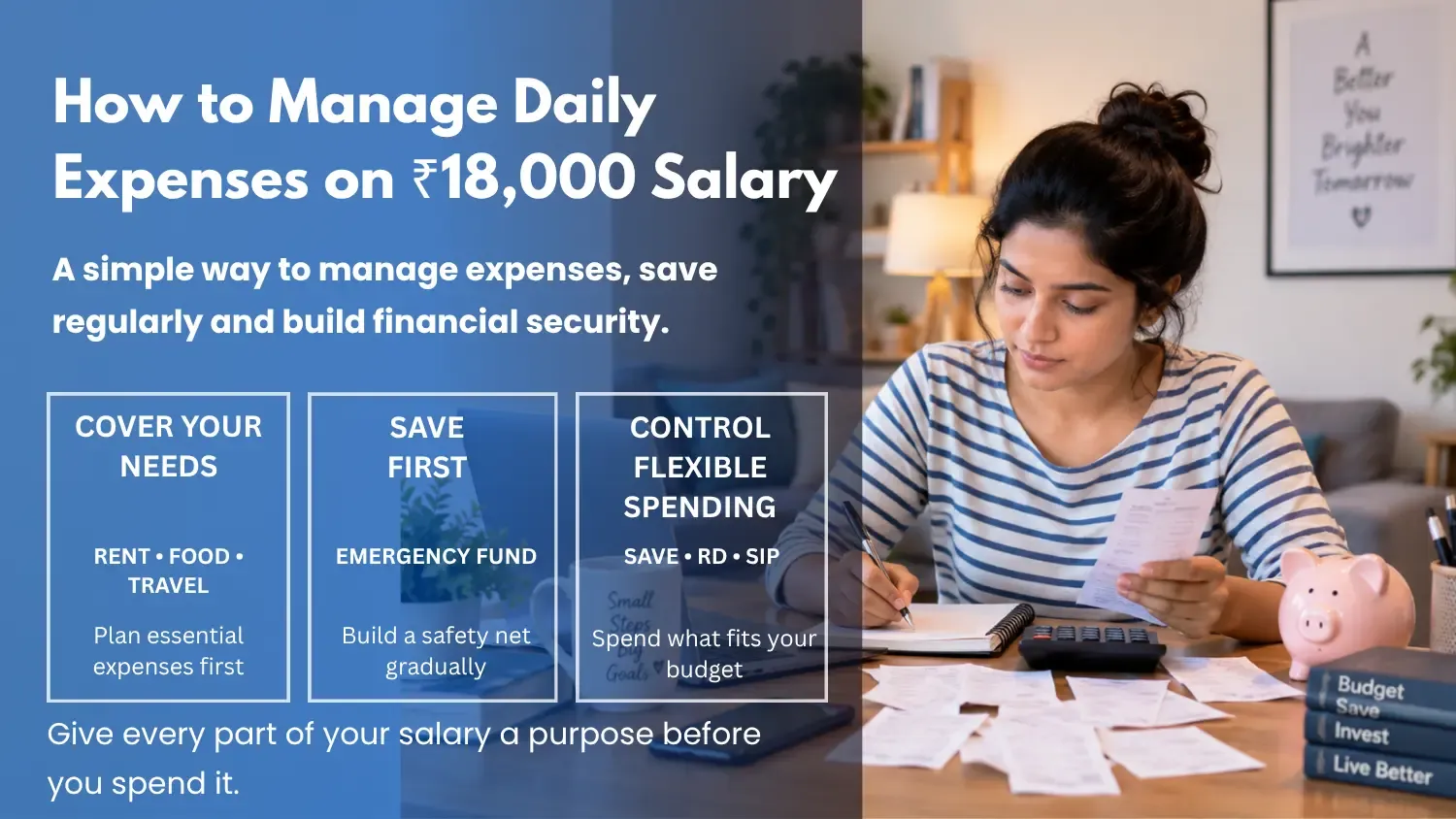 How to Manage Daily Expenses on ₹18,000 Salary in India