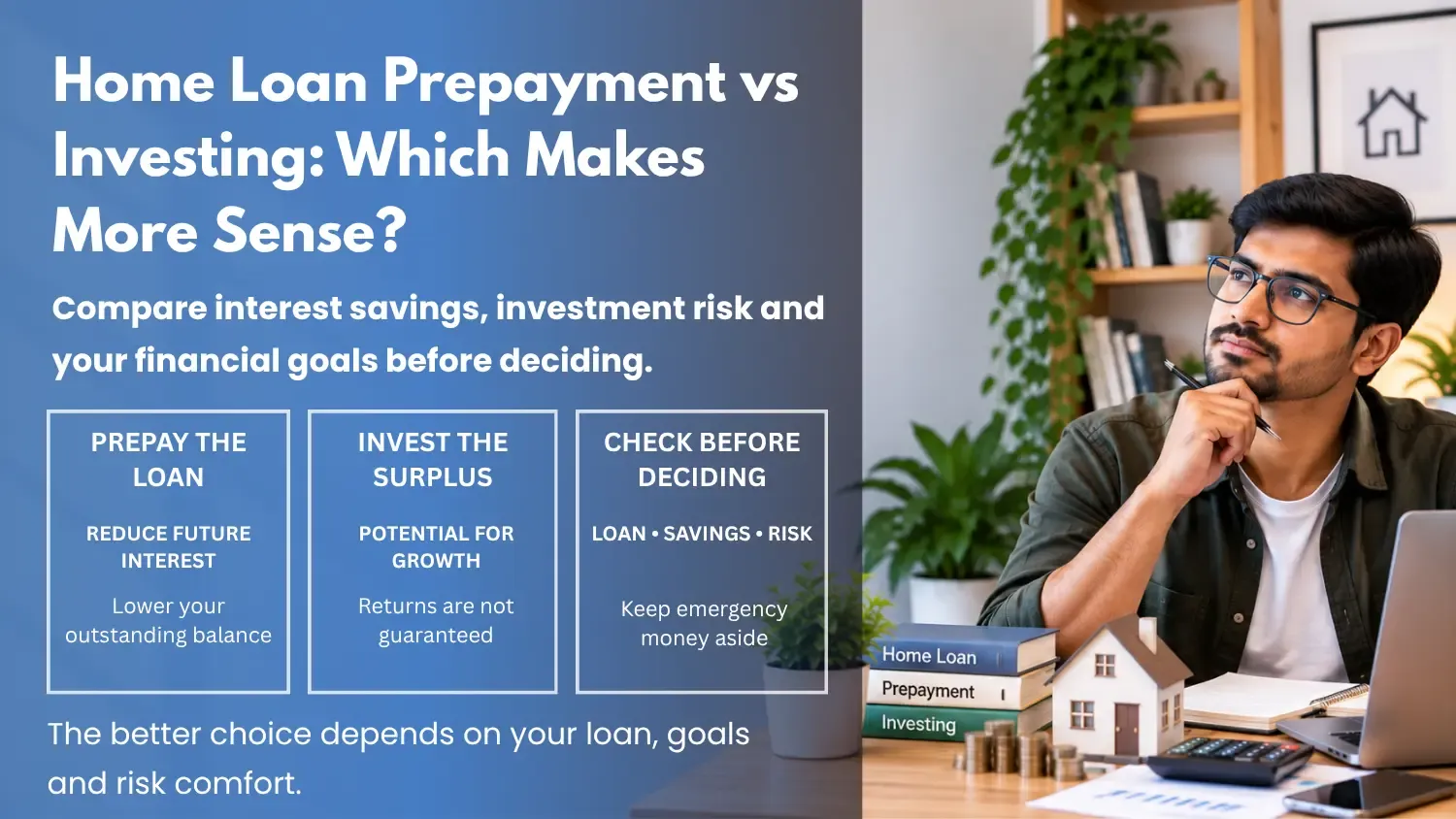 Home Loan Prepayment vs Investing: ₹40 Lakh Loan Guide